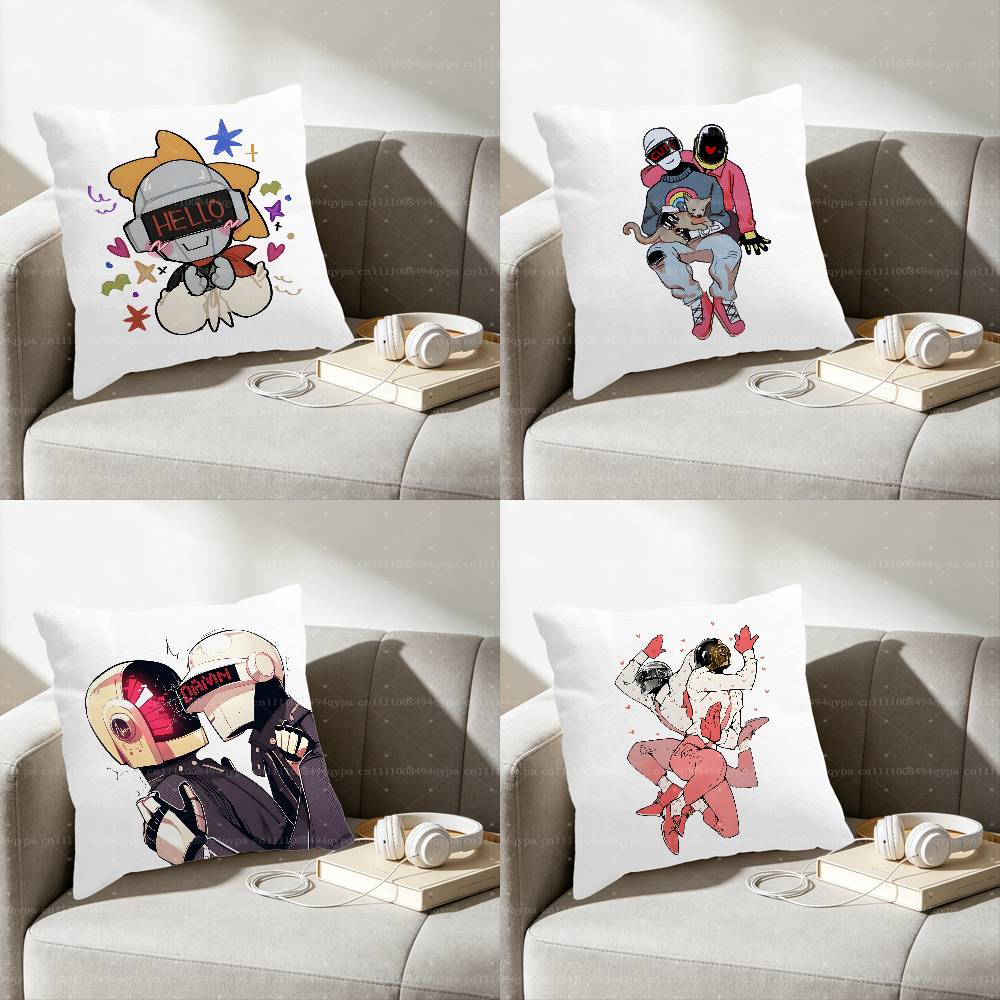 Home Textiles Premium - D-Draft Punk Band Electronic Pillow Case