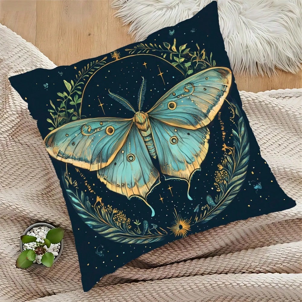 1pc 18x18 Inch Bohemian Moth & - Pillow Insert 18X18 review and price