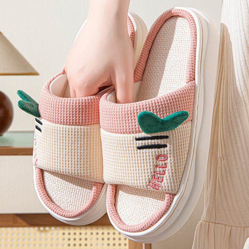 New Style Linen Slippers for W - Home Textile review and price
