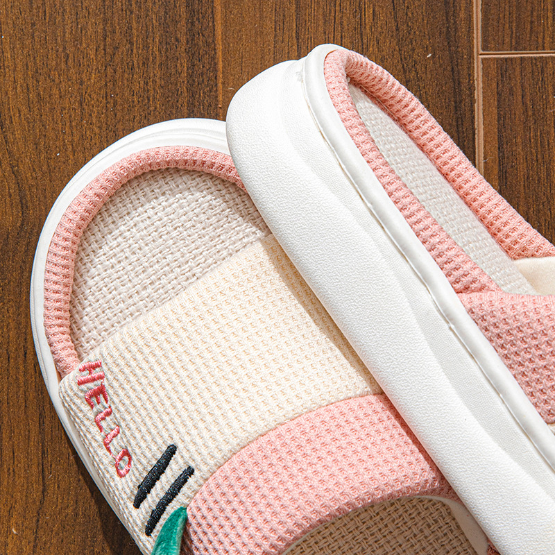 New Style Linen Slippers for W - Home Textile review and price