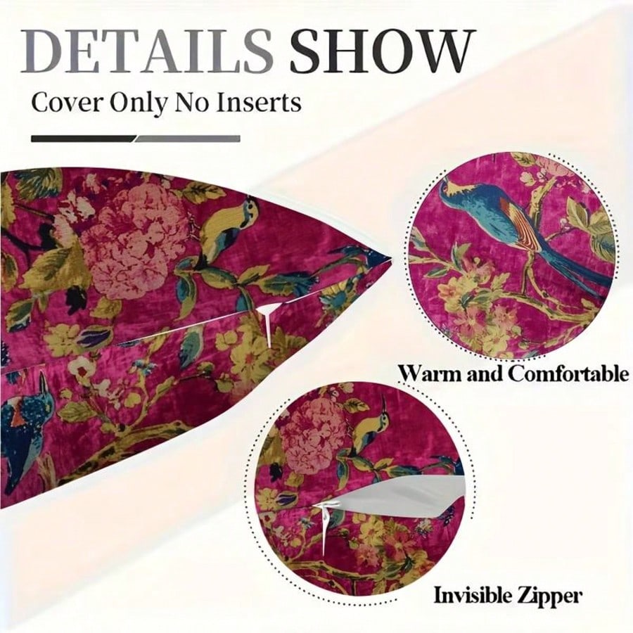 1pc Ultra Soft Velvet Pillow C - Pillow Insert 18X18 review and price