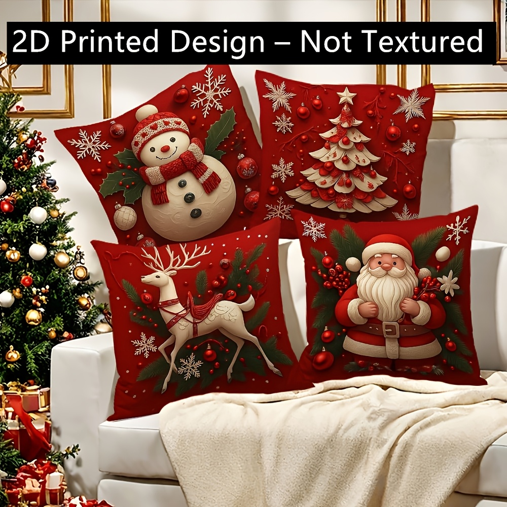 2PCS Christmas Pillow Covers 1 - Pillow Insert 18X18 review and price