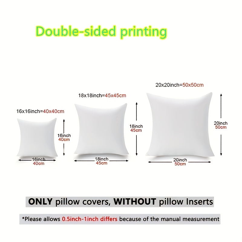 2PCS Christmas Pillow Covers 1 - Pillow Insert 18X18 review and price