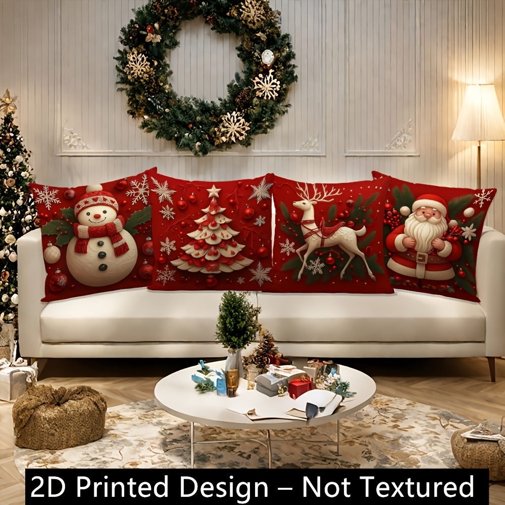 2PCS Christmas Pillow Covers 1 - Pillow Insert 18X18 review and price